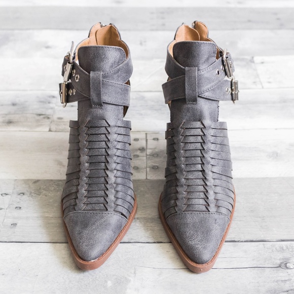 'Zoey' Strappy Booties - Picture 3 of 3